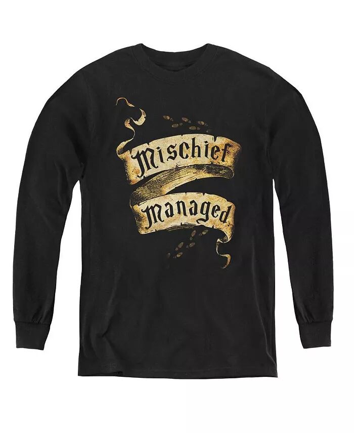 

Свитшот с длинным рукавом Youth Mischief Managed Harry Potter, черный