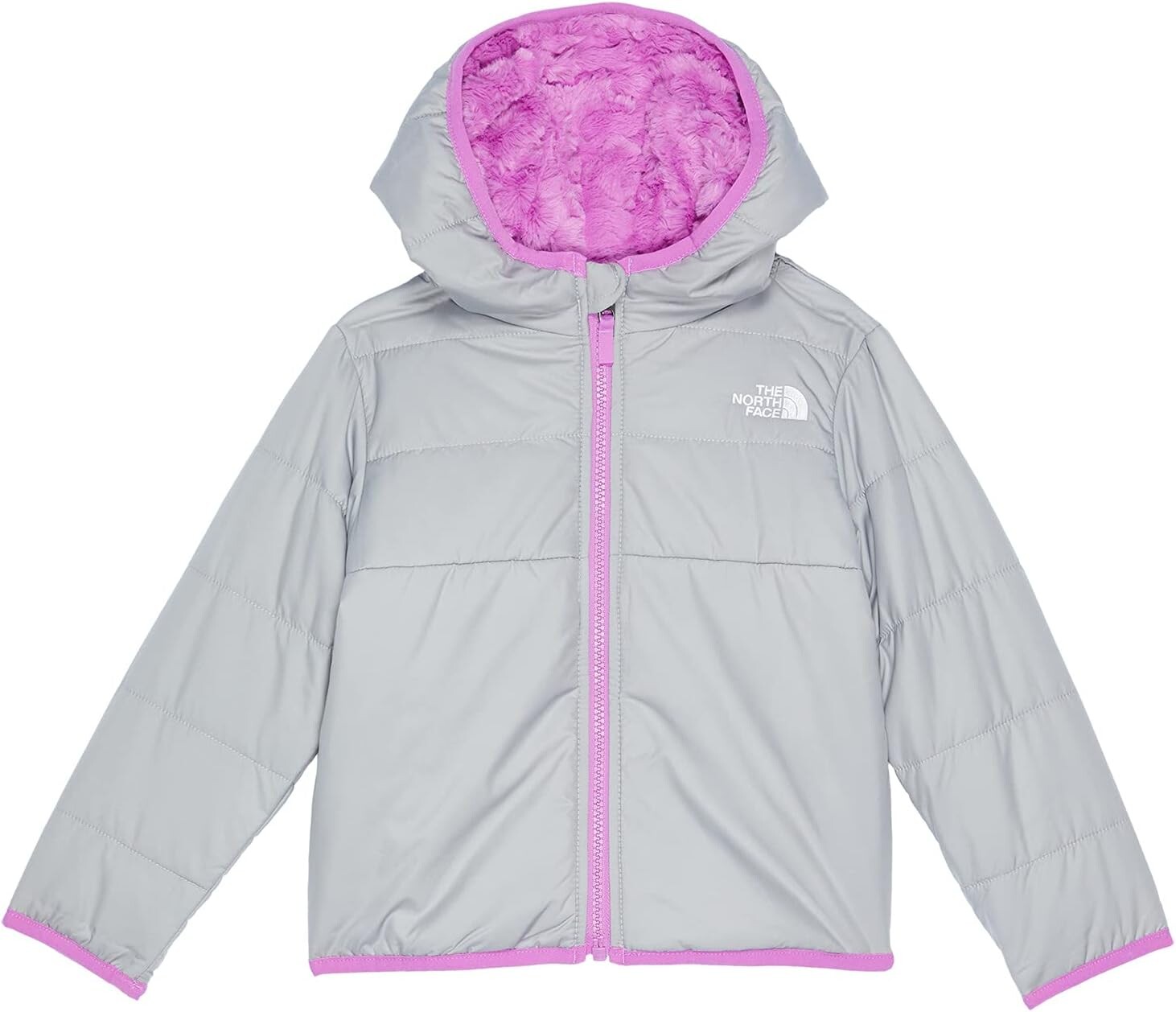 

Куртка The North Face Reversible Mossbud Swirl Full Zip Hooded Jacket, цвет Meld Grey