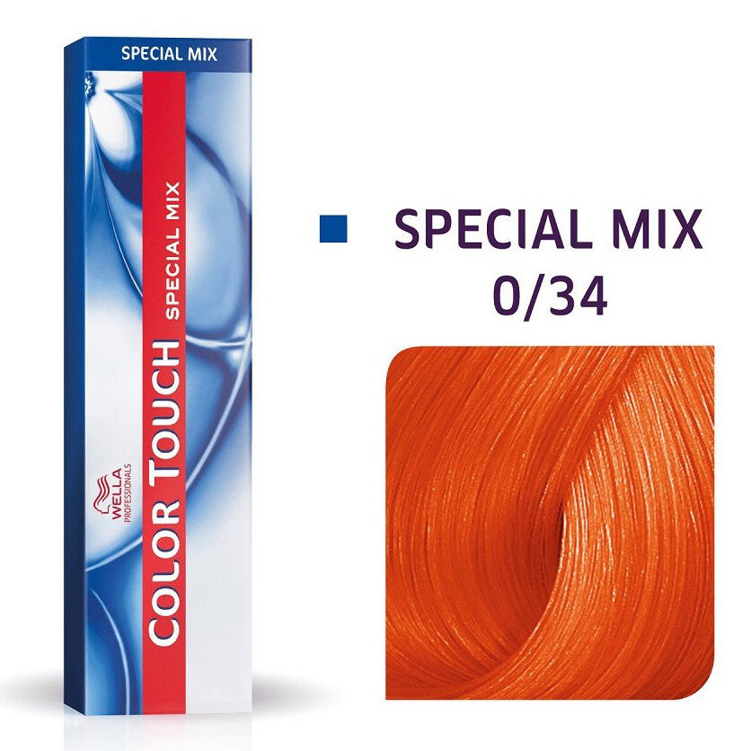 

Wella Color Touch 0/34, Полуперманентная краска для волос без аммиака 0/34 60мл