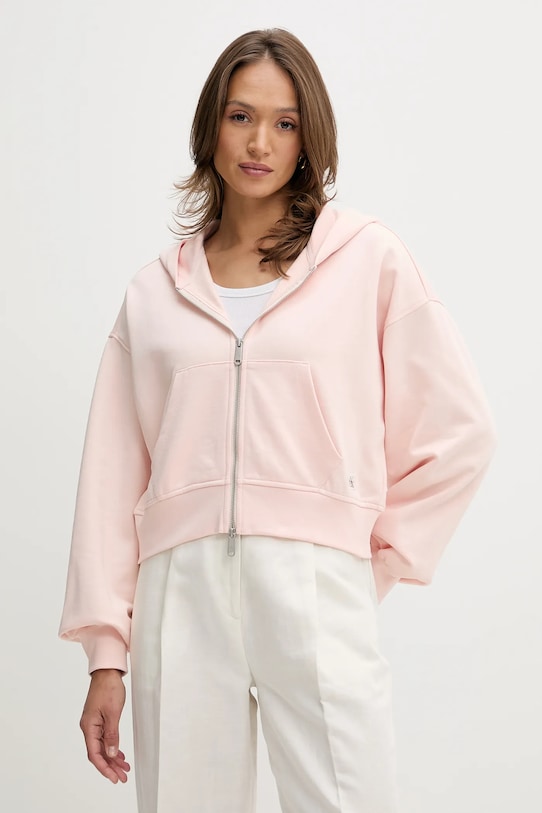 

Хлопковая толстовка Calvin Klein Jeans, оранжевый