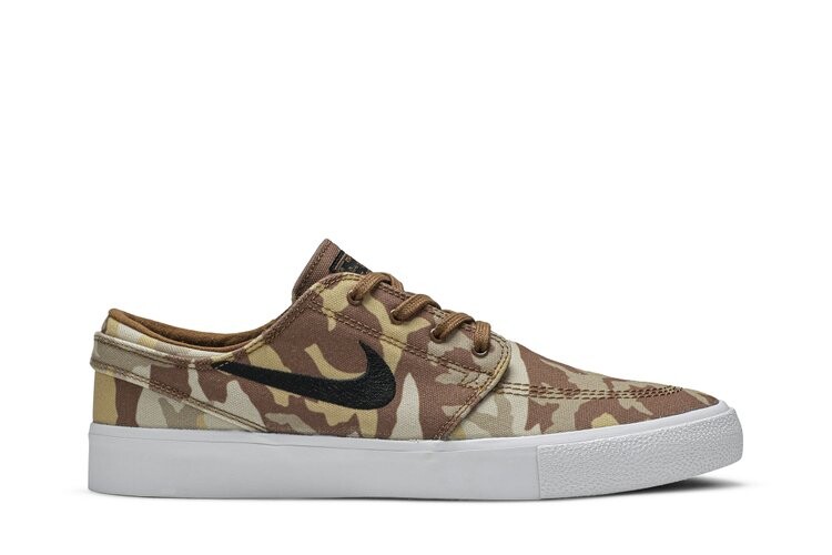 

Кроссовки Nike Zoom Janoski Canvas Premium SB 'Light Camo', коричневый