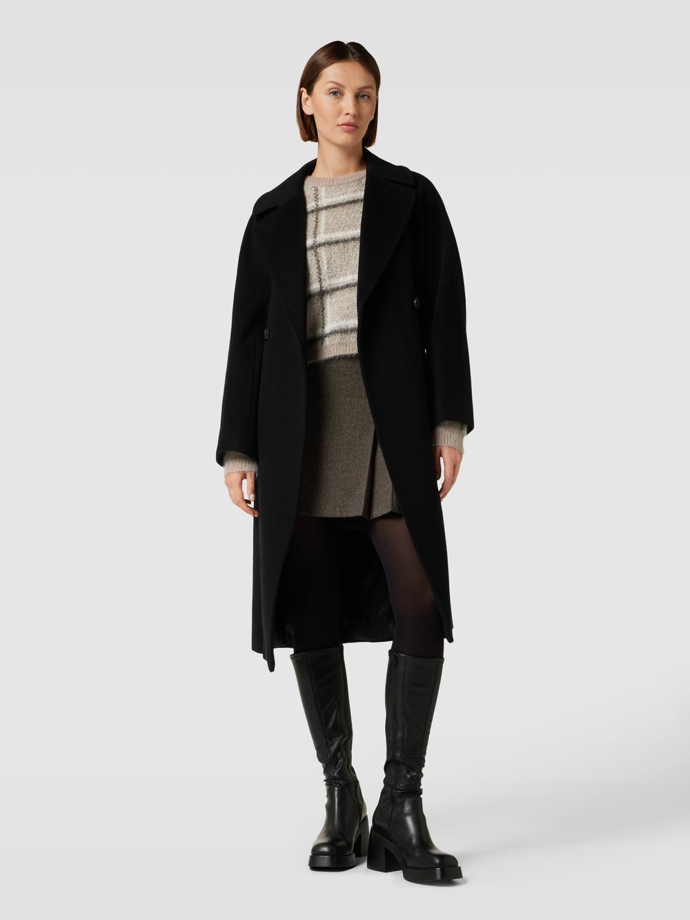 

Вязаный свитер с содержанием мохера, модель «ПАНАРЕА» Max Mara Studio, бежевый