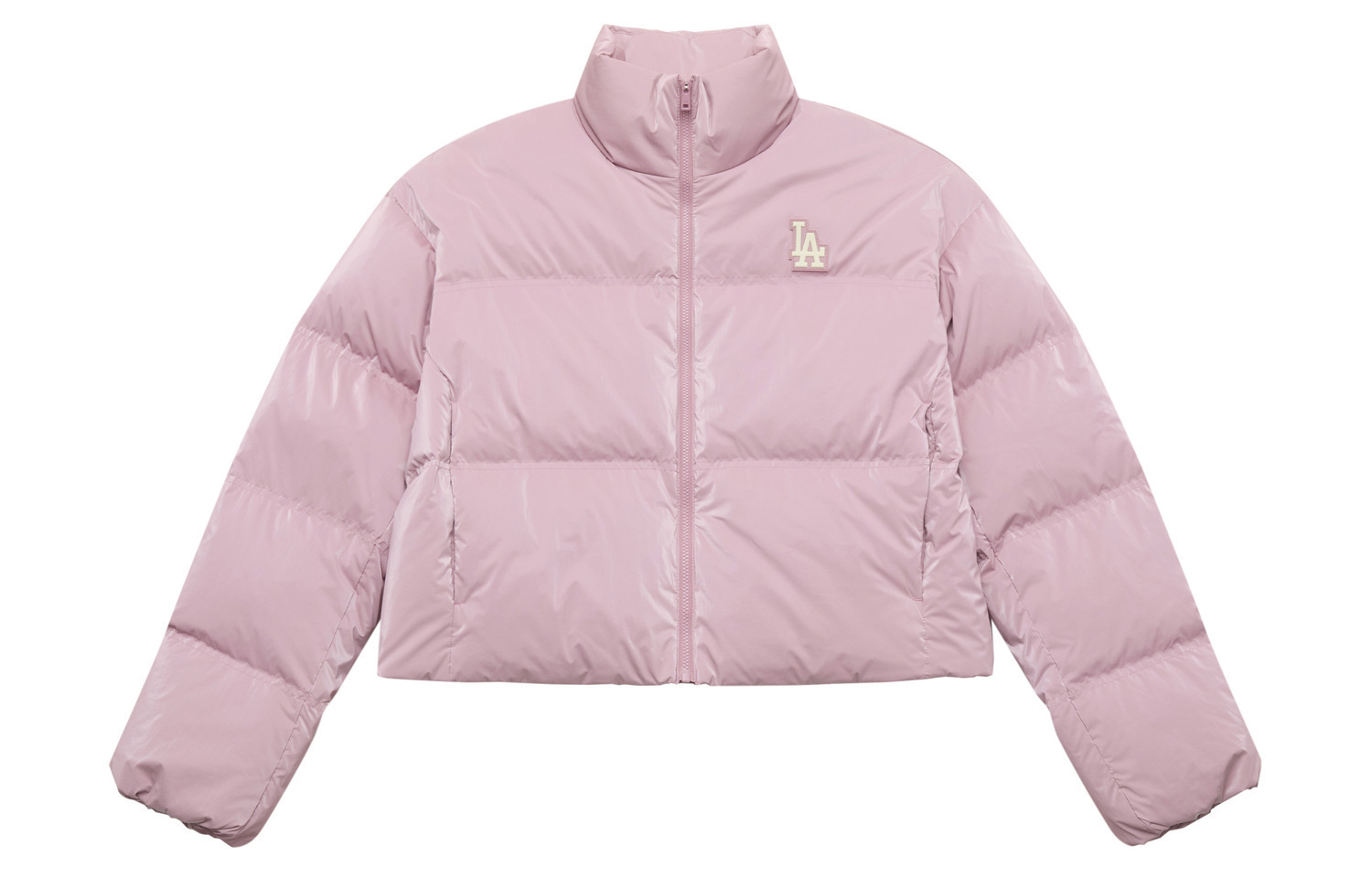 

Куртка пуховая Los Angeles Dodgers Basic Collection FW25 женская MLB, светло-розовый