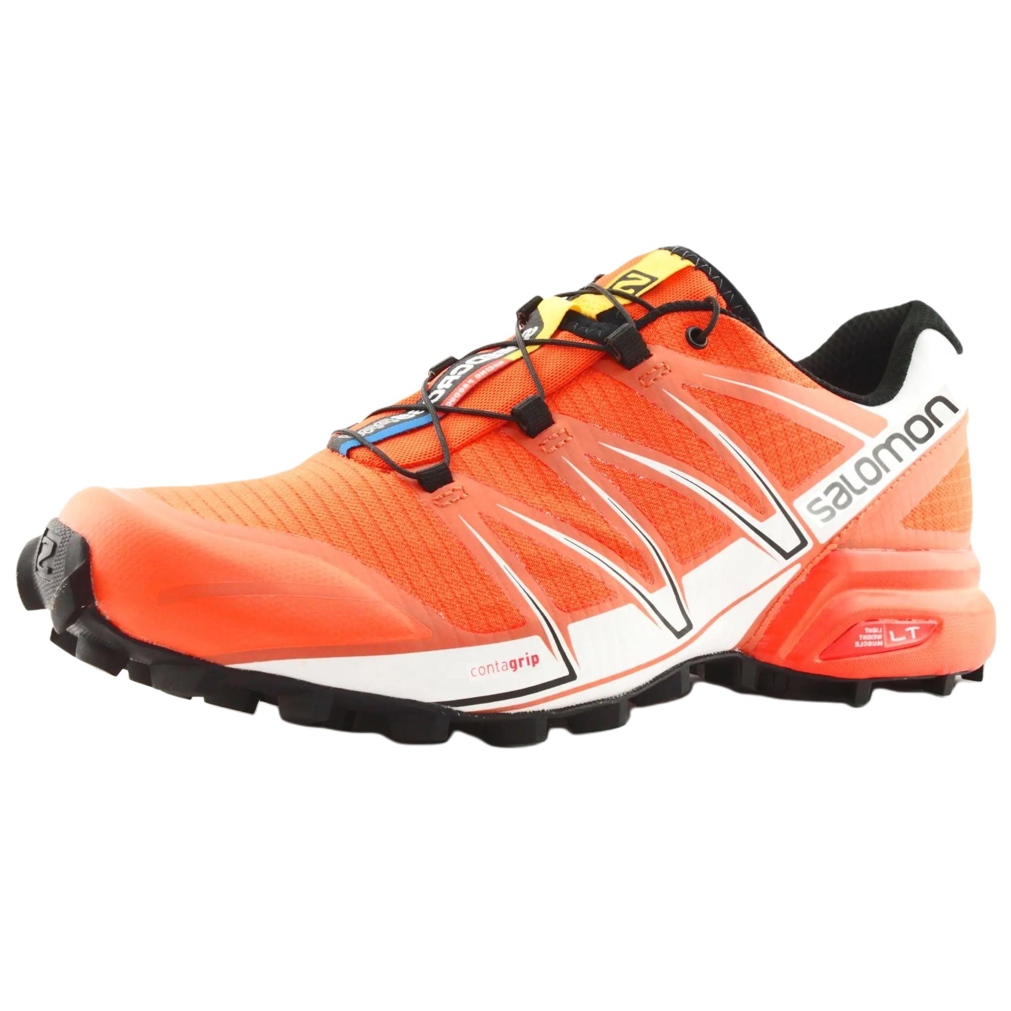 

SALOMON Кроссовки мужские SPEECCROSS PRO с низким верхом, устойчивые к истиранию, оранжево-белые