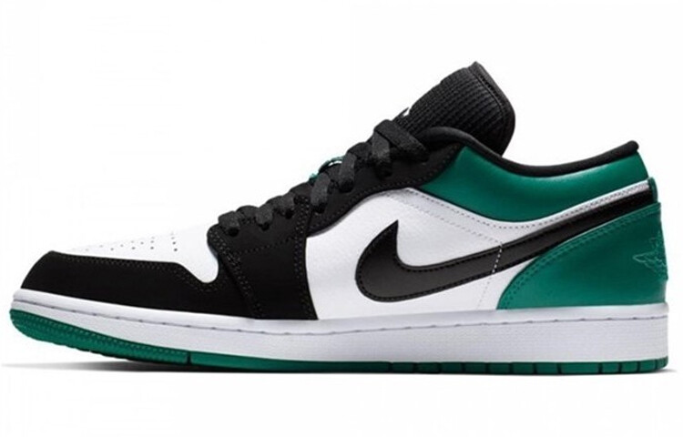 

Кроссовки JORDAN 1 Low White Black Mystic Green, Серый, Кроссовки JORDAN 1 Low White Black Mystic Green