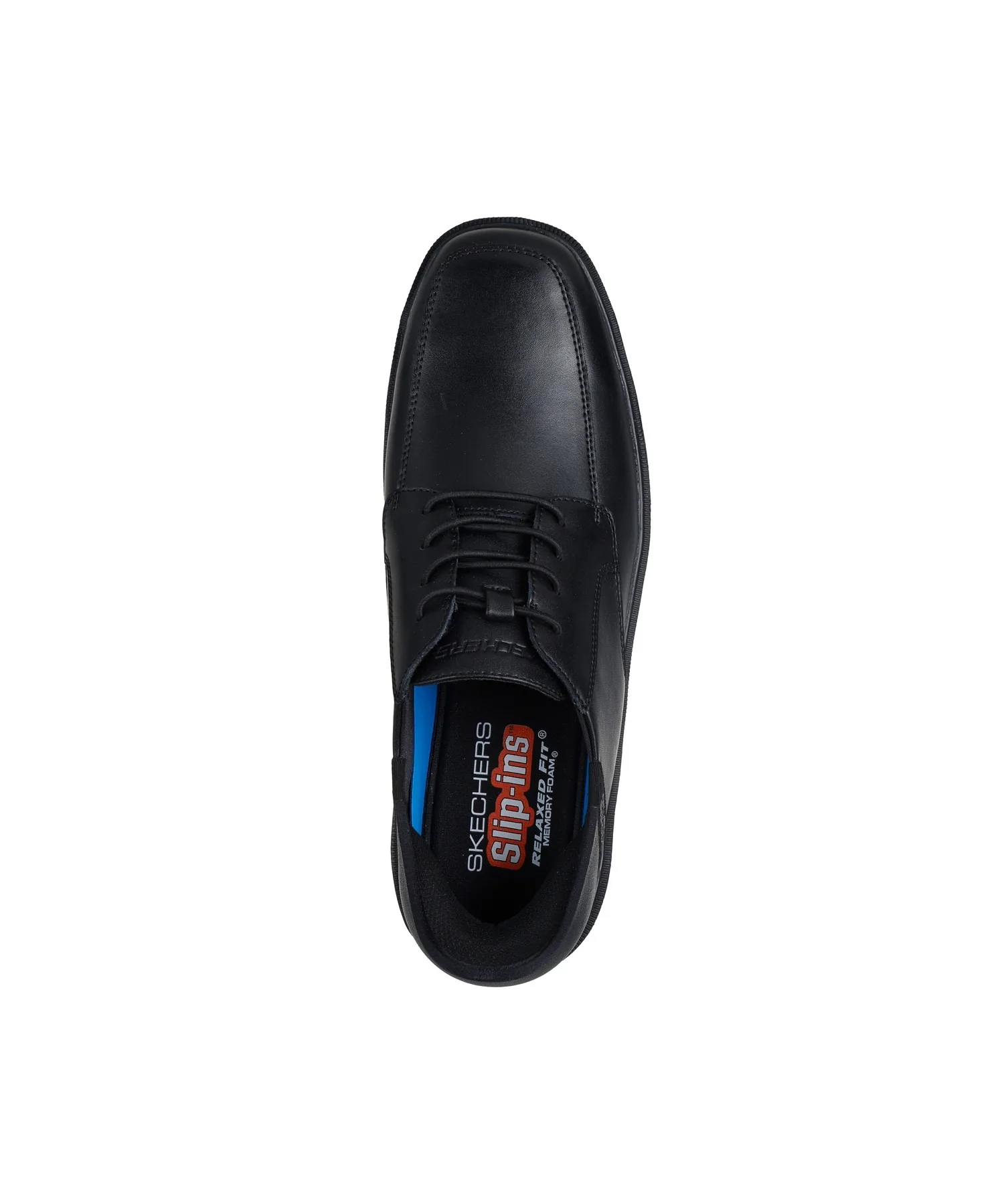 Мужские туфли без шнуровки Hands Free Slip-ins Relaxed Fit Caswell Alfie SKECHERS черные — фото 2