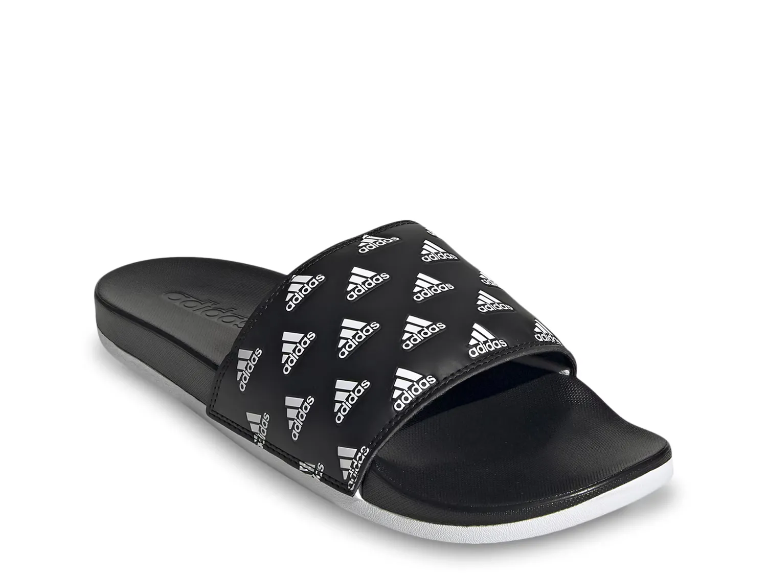 

Сандалии Adilette Comfort Slide Sandal Adidas, черно-белый
