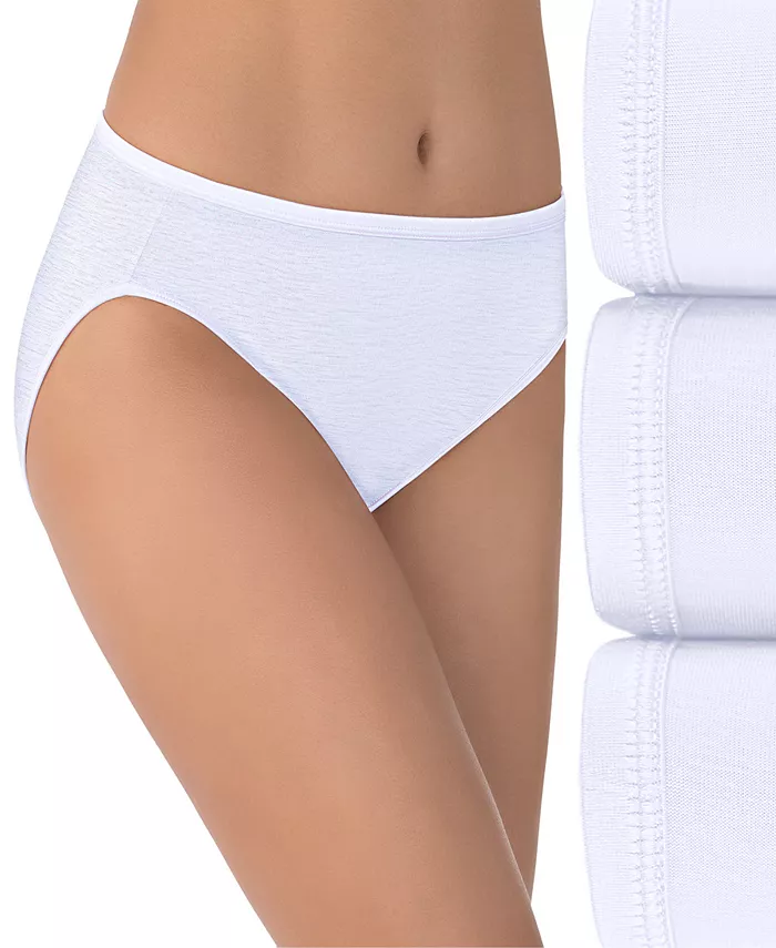

Женские трусы Vanity Fair Illumination Hi-Cut Brief, 3 шт., модель 13307, белый