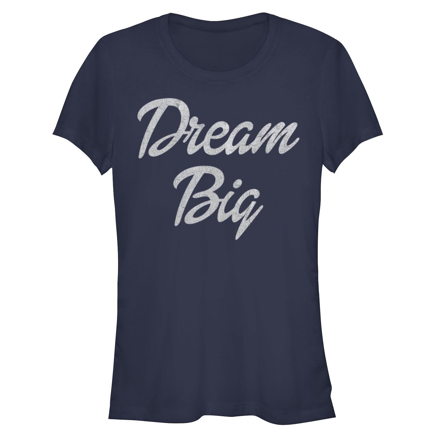 

Футболка Dream с V-образным вырезом для юниоров и большим центральным текстом с курсивом Licensed Character