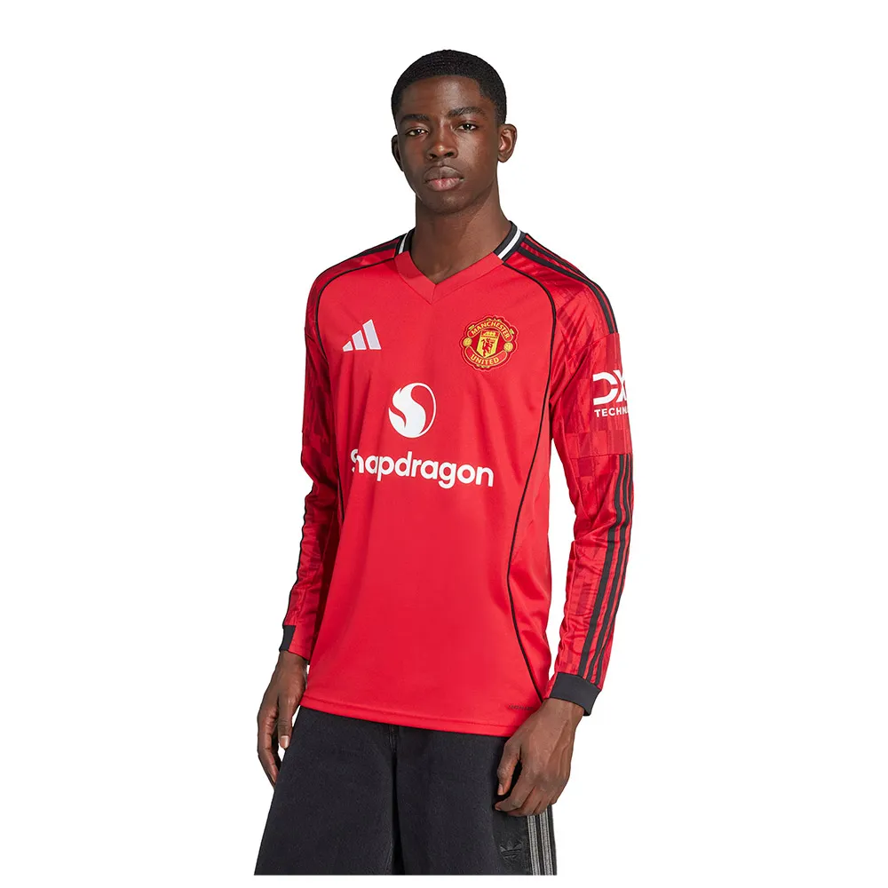 

Лонгслив adidas Manchester United 25/26 home, красный