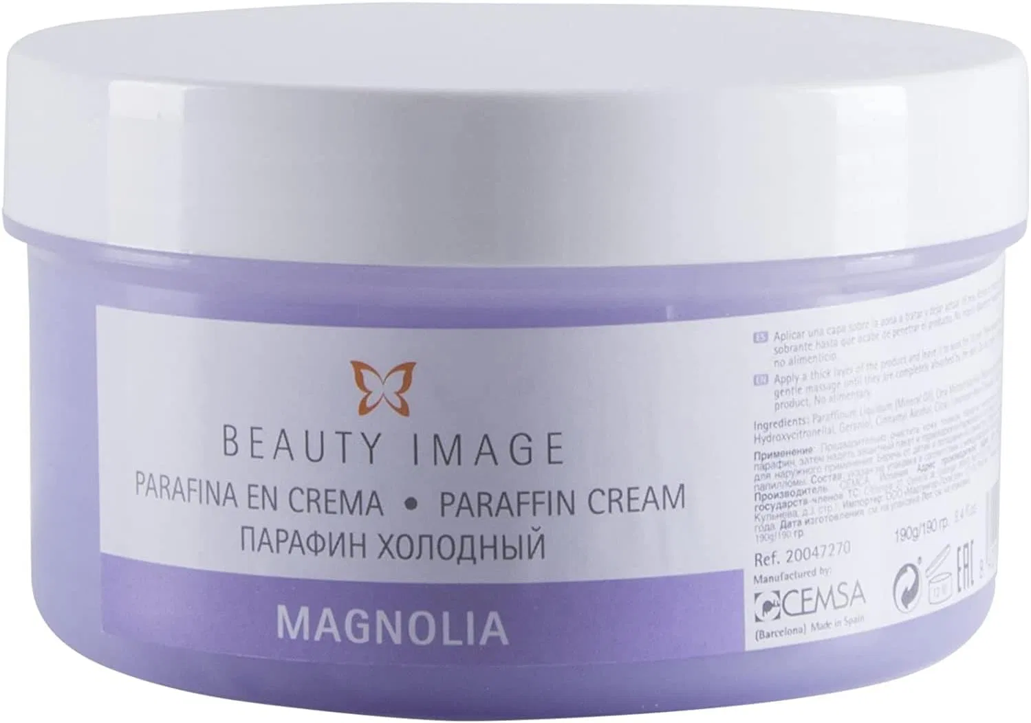 Парафин для рук и ног с ароматом магнолии, 250 мл Beauty Image