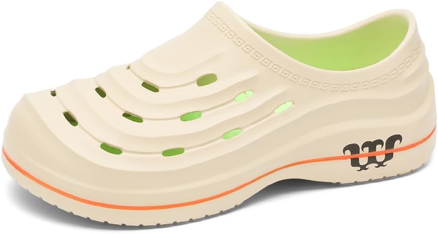 

Сабо Armadillo, обувь для медсестер и мужчин, обувь для поваров, нескользящая рабочая обувь для ресторанов Generic, бежевый