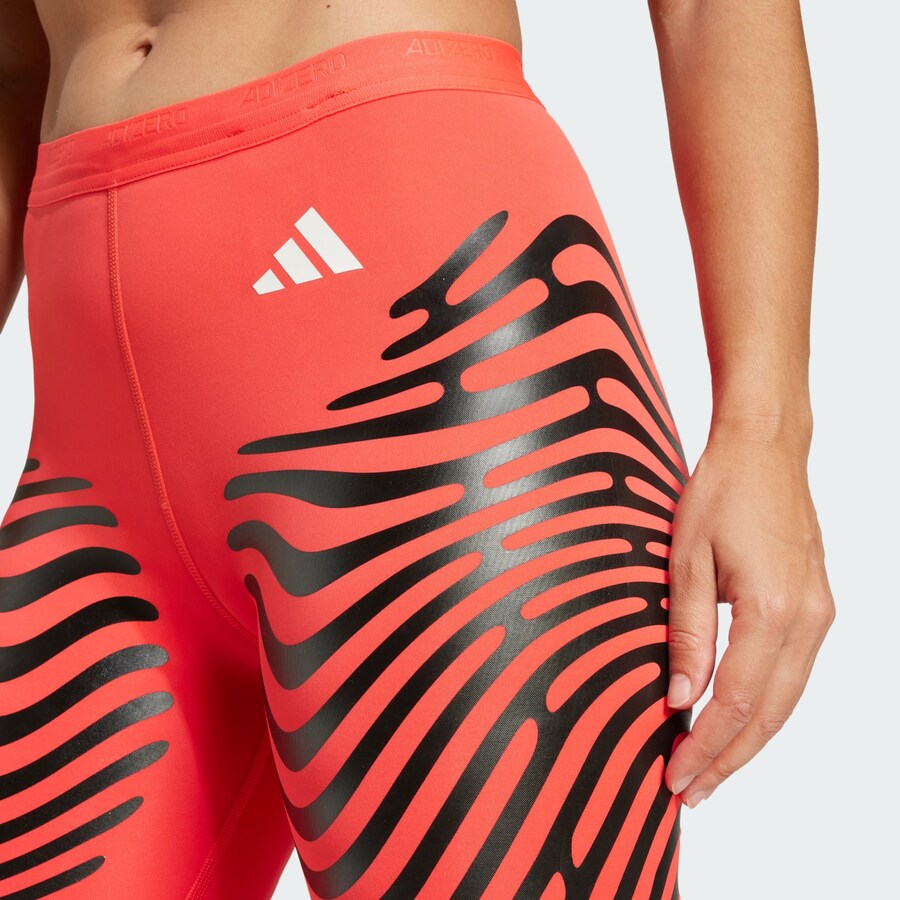 Узкие тренировочные брюки ADIDAS PERFORMANCE, красный — фото 3