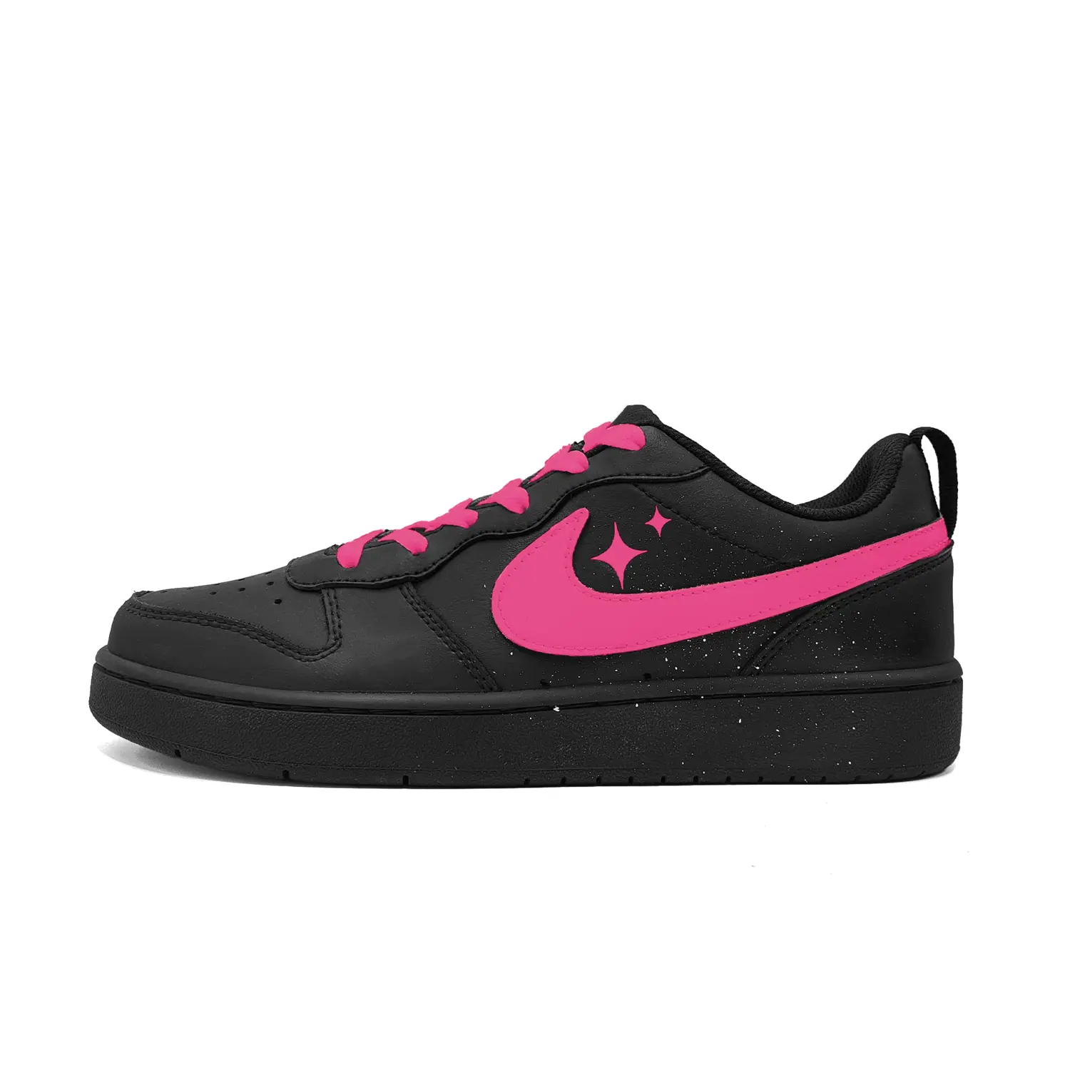 

Nike Детские скейтерские кроссовки low top pink kids slip resistant abrasion resistant court borough star ying