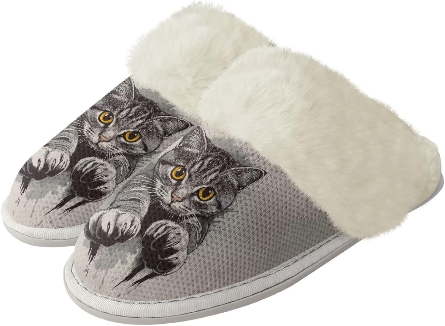 

Комнатные тапочки Binienty для женщин и мужчин, для дома и улицы, легкие, с противоскользящей подошвой, серый