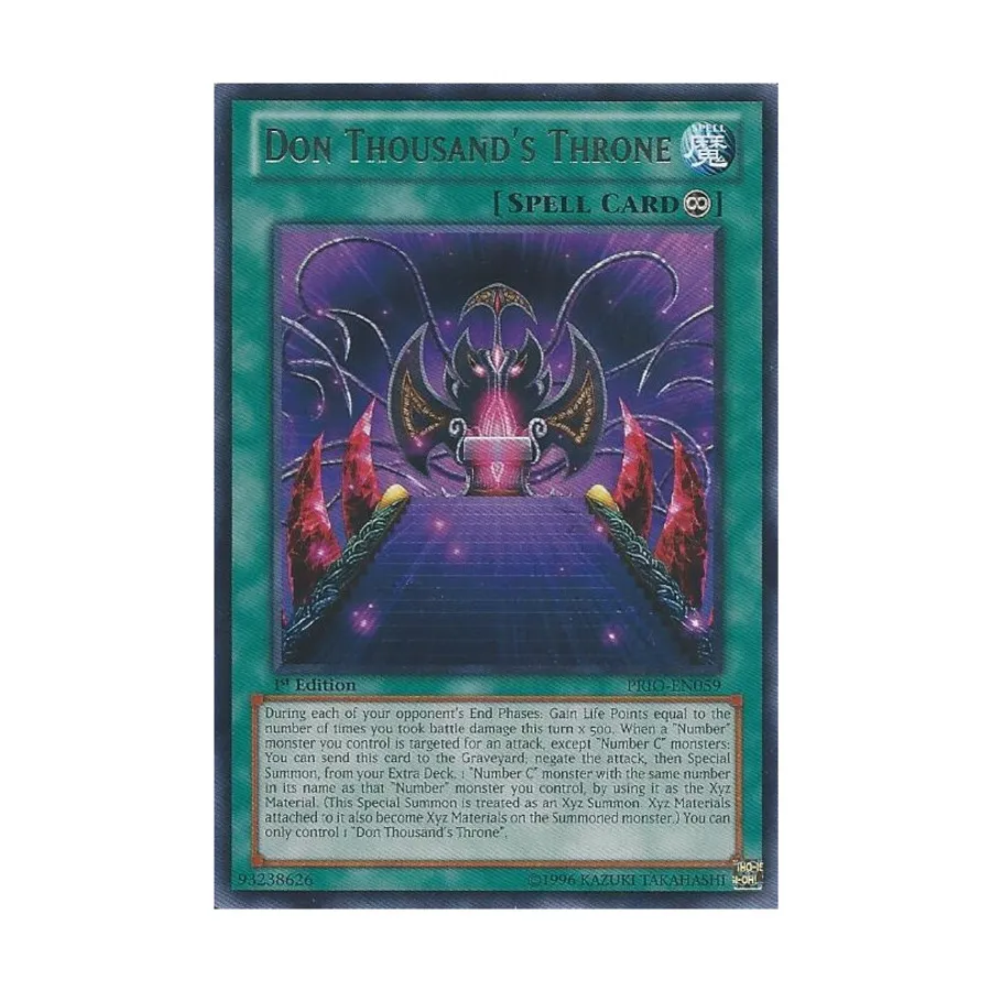 

CCG Трон Дона Тысячи (Редкий), Yu-Gi-Oh - Primal Origins - Singles