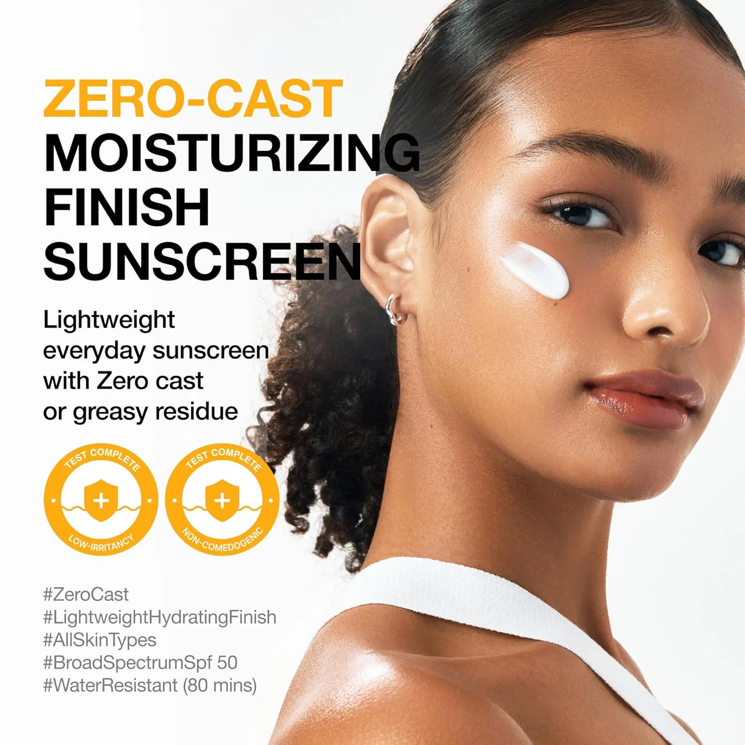 Увлажняющий солнцезащитный крем Anua Zero-Cast SPF 50 для лица, 50 мл Anua — фото 2