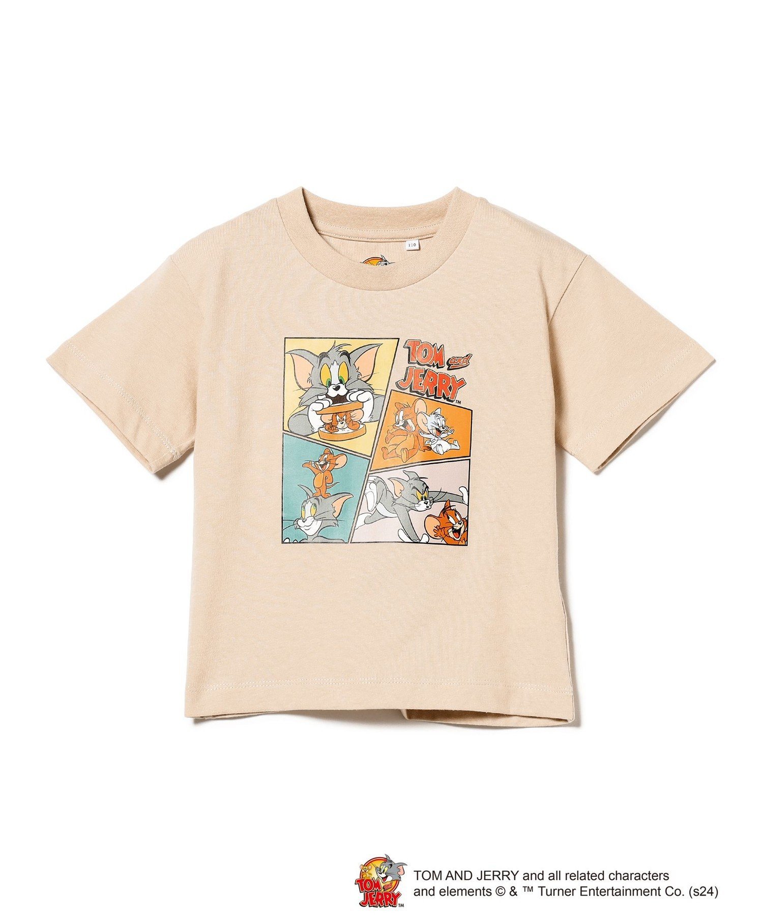 Футболка с принтом Тома и Джерри (80–140 см) B:MING by BEAMS, BEIGE