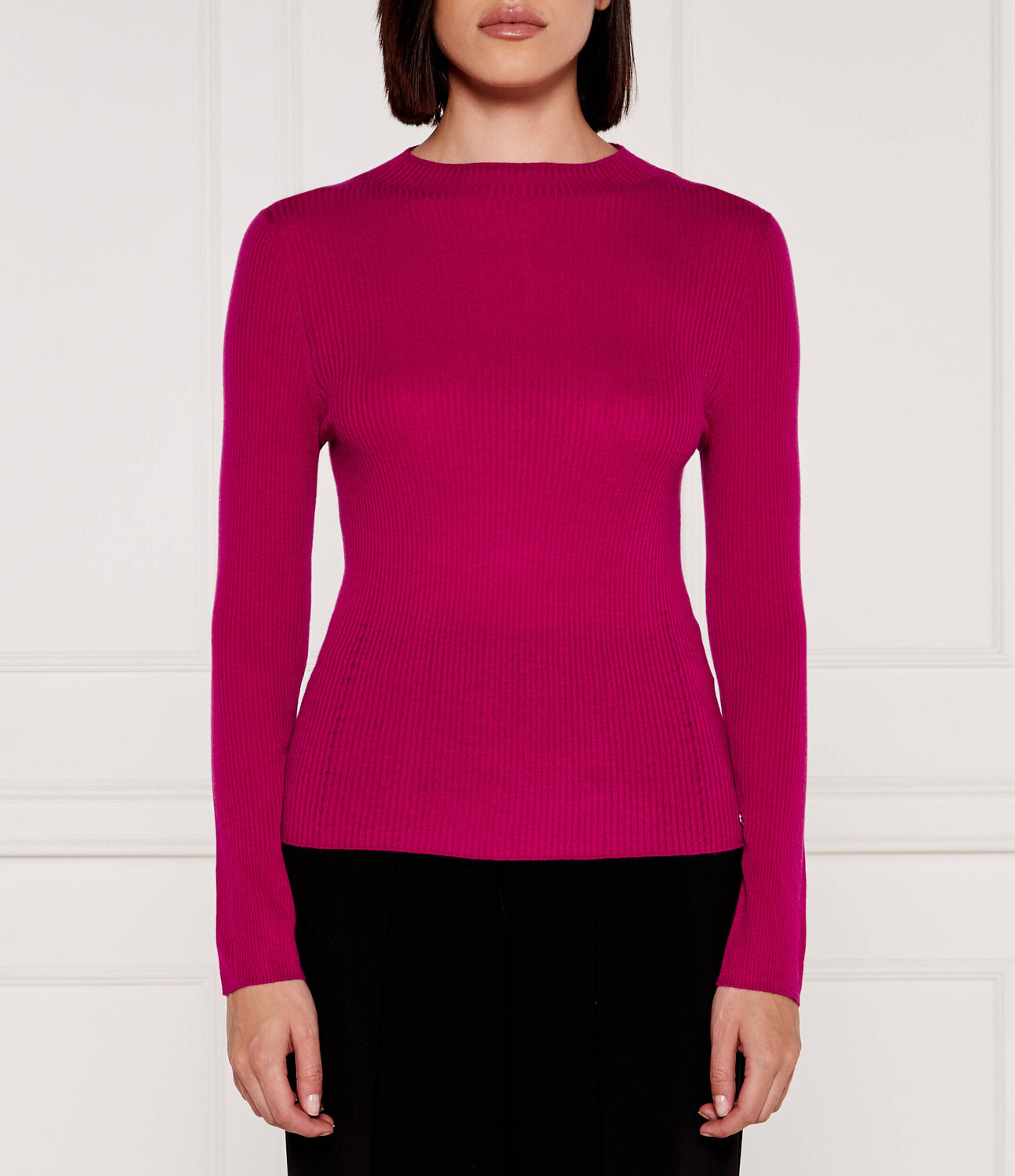 

Свитер из шерсти Marc Cain sweater Slim Fit, фиолетовый