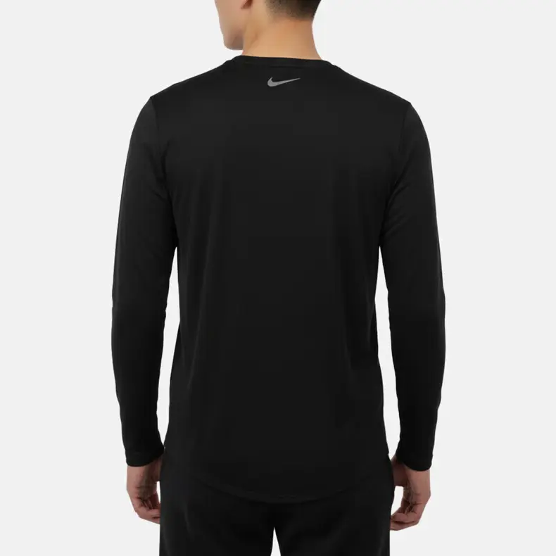 Мужская зимняя футболка с длинными рукавами MILER DF UV WINTERIZED Nike, черный — фото 3