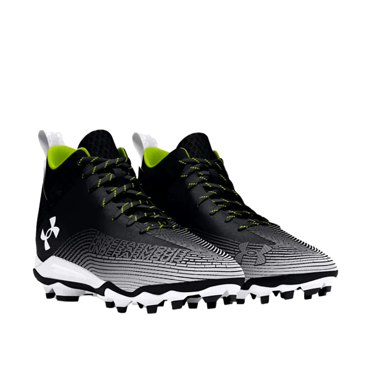 Мужские кроссовки Under Armour Hammer MC 2.0 черно-белые 3027306-001 — фото 3