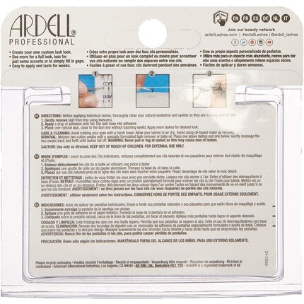 Ardell False Lashes Soft Touch Independents Knot-Free Medium Black — фото 2