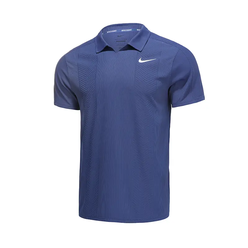 

Nike Мужская синяя поло, Синий, Nike Мужская синяя поло