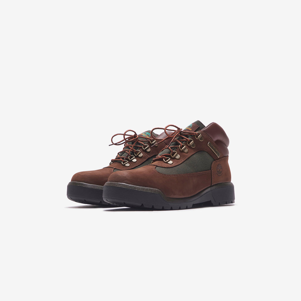 Мужские ботинки Timberland Field из нейлона и замши, коричнево-черный — фото 2
