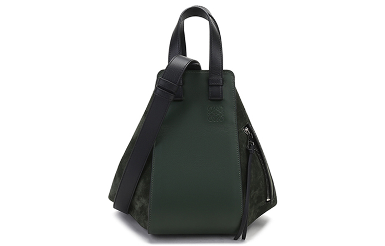 

LOEWE Кожаная сумка-гамак через плечо винтажная зеленая
