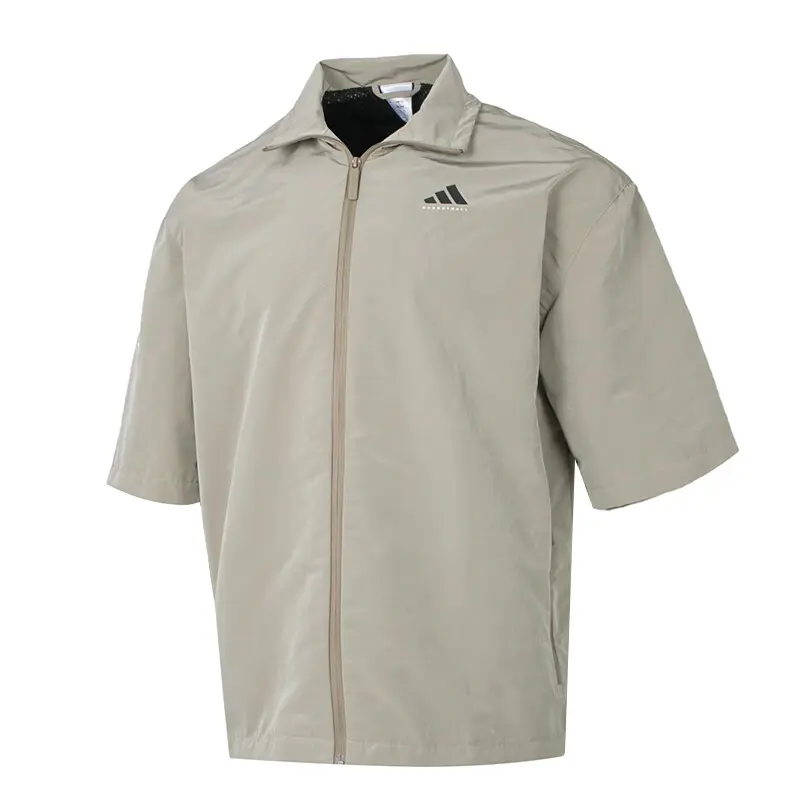 

Adidas With AdiClub Adidas Basketball Full Zip Shooting Shirt Gender Neutral, Khaki