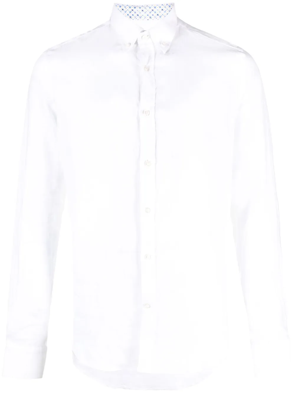 

Льняная рубашка с длинными рукавами Paul & Shark, белый