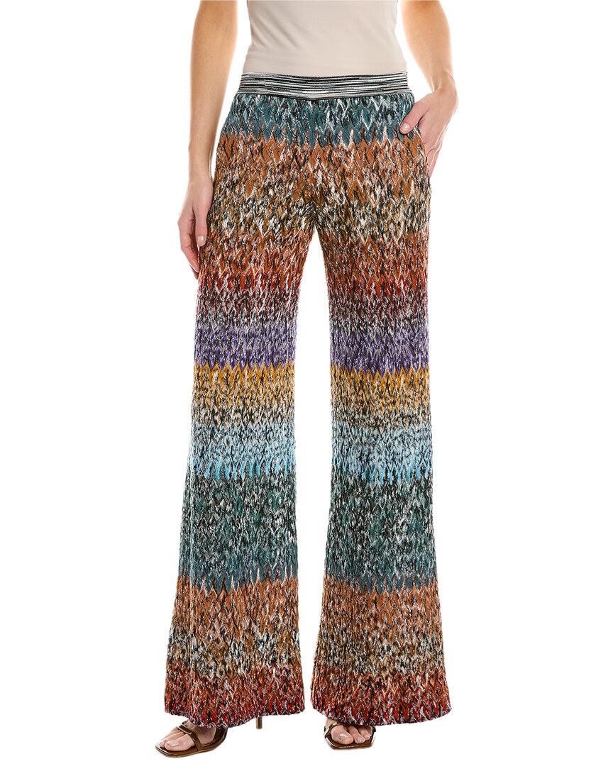 

Брюки-палаццо Missoni из смесовой шерсти, цвет multi