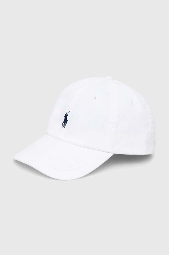 

Хлопковая бейсболка Polo Ralph Lauren, белый