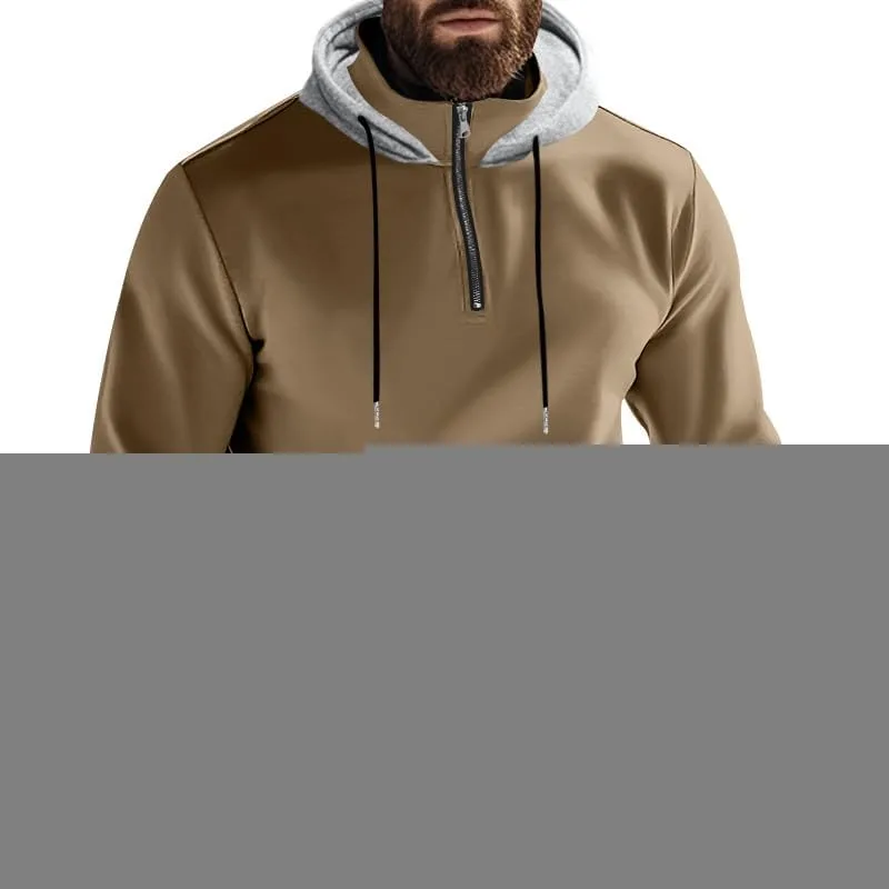 

Wankang мужская вельветовая толстовка с молнией на четверть Sherpa Fleece с капюшоном