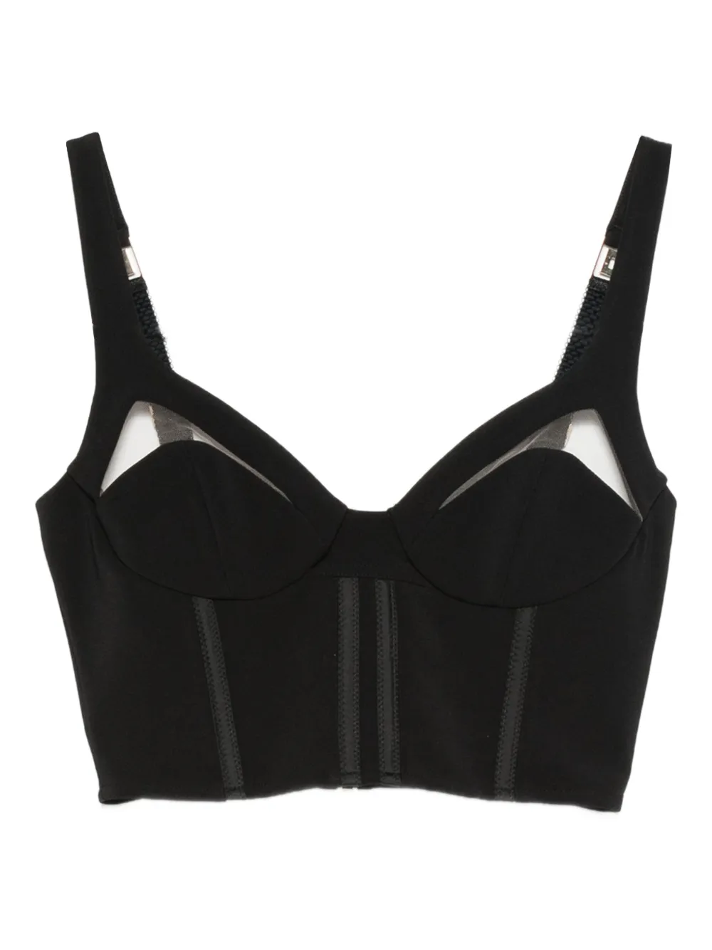 

Топ без рукавов Elisabetta Franchi, черный