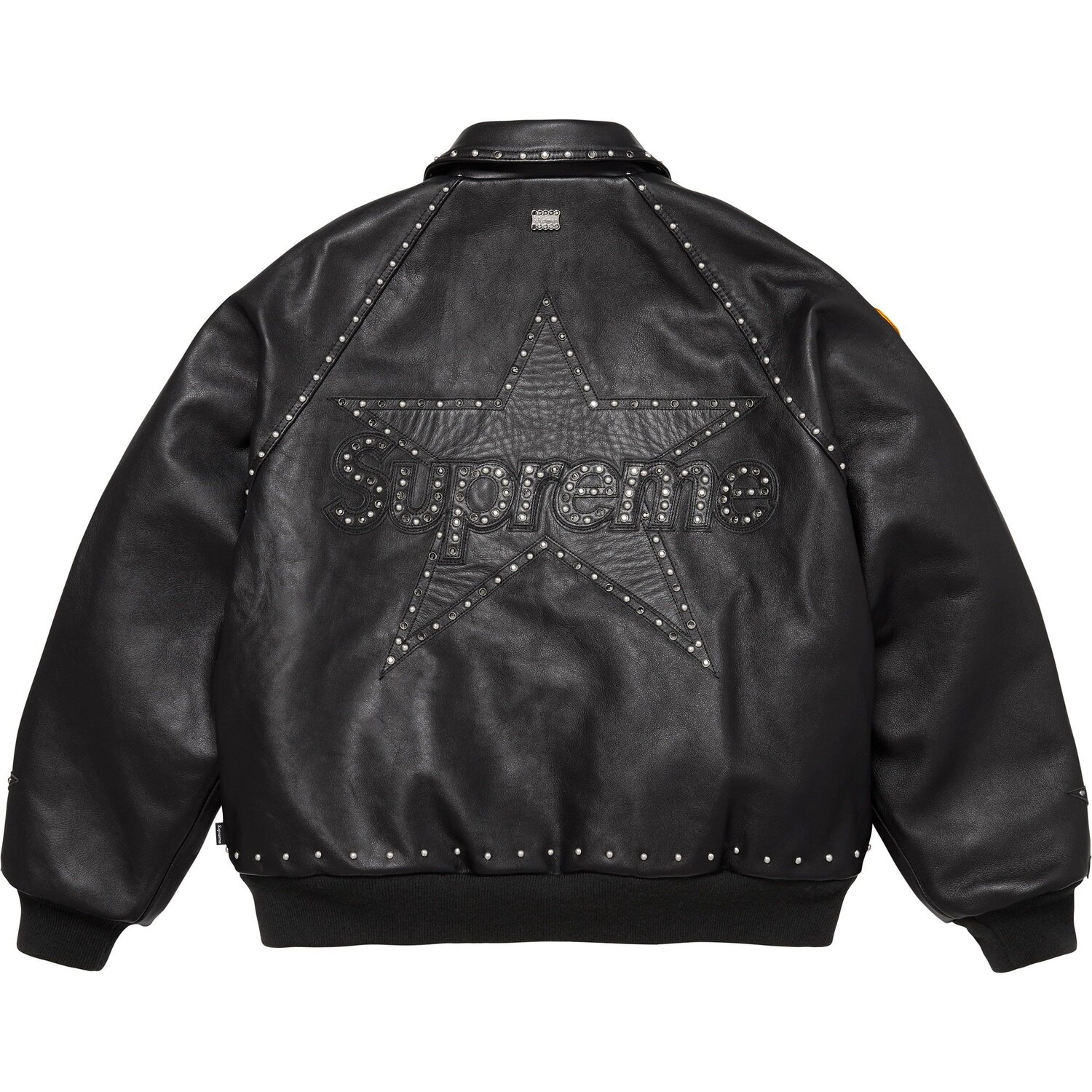 Куртка Vanson Leathers X Bb Simon FW25 WEEK15 унисекс Supreme, оранжевый/оранжевый — фото 3