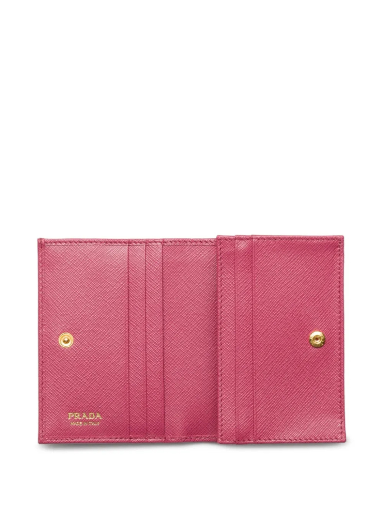 Prada маленький кошелек из сафьяновой кожи, розовый — фото 3