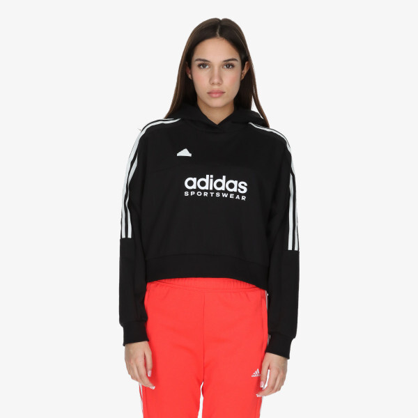 

Толстовка с капюшоном Tiro Adidas, черный