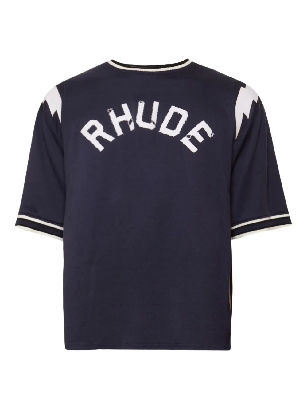 

Бейсбольная футболка с логотипом RHUDE, синий