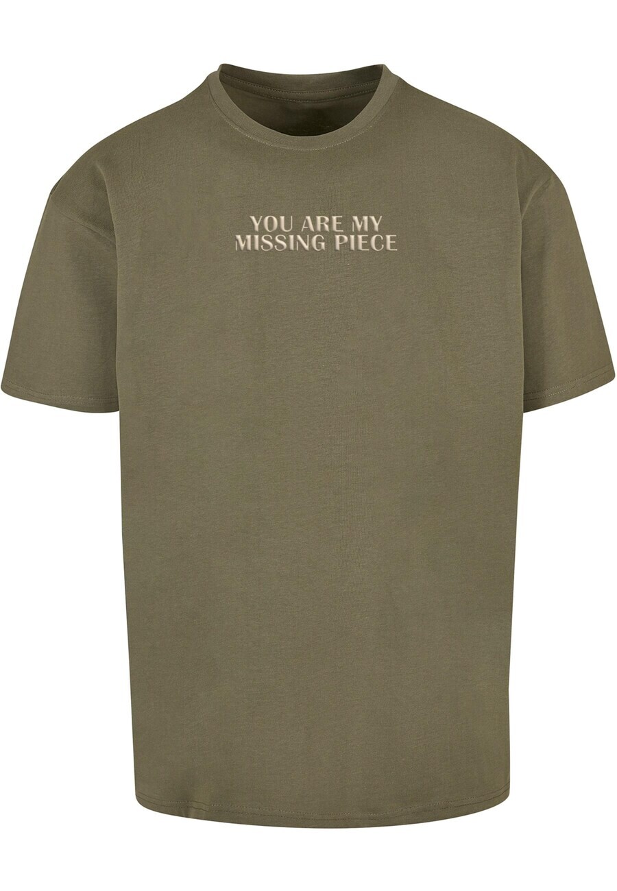 

Футболка Merchcode MISSING PEACE, оливковый