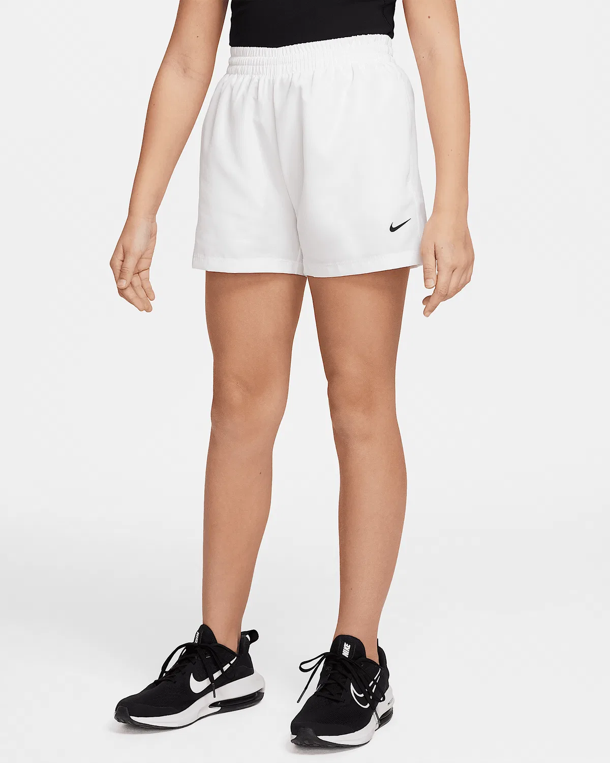 Детские шорты Nike Dri-FIT 4" Woven Shorts Big Kids' Multi, White/Black