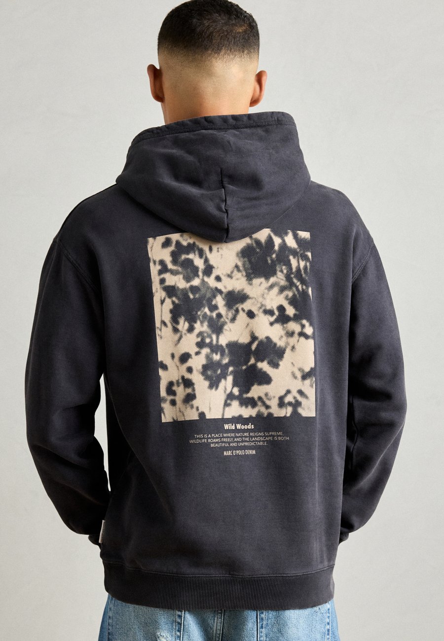 

Худи Marc O'Polo DENIM HOODIE PRINT RELAXED FIT, Black