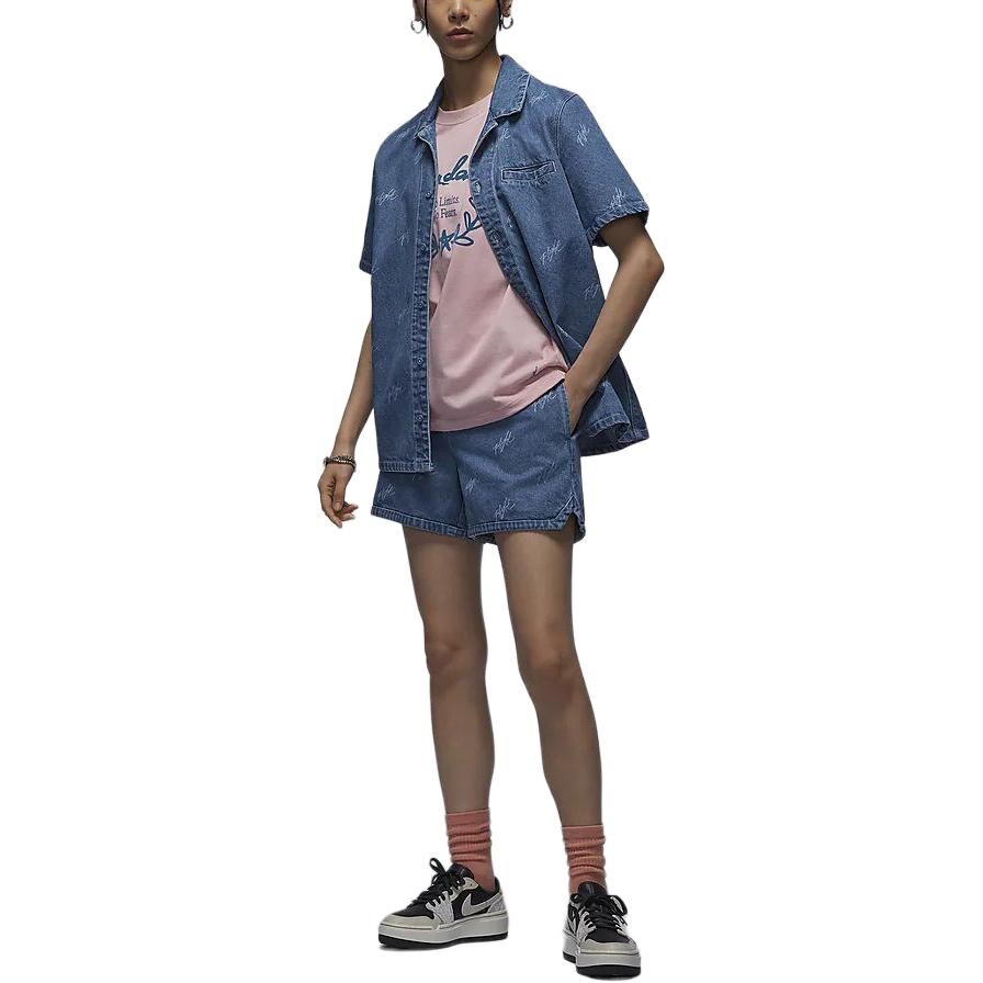 

Женские джинсовые шорты Jordan, цвет Blue