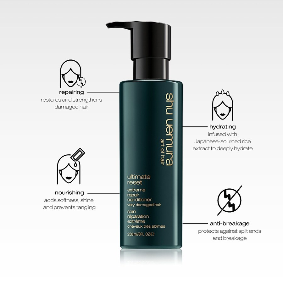 Кондиционер Ultimate Reset для очень поврежденных волос shu uemura, 8 oz/250 mL — фото 3
