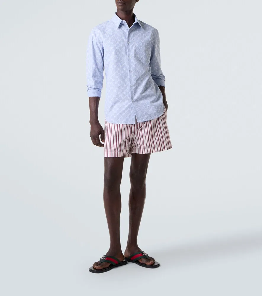 Слайды GG Web Stripe Gucci, зеленый — фото 2