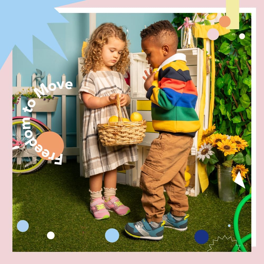 Кроссовки TSUKIHOSHI Boys Racer (Toddler/Little Kid), белый/розовый — фото 2