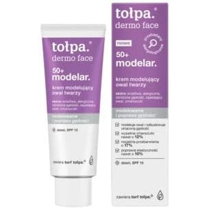 

Tolpa Dermo Face 50+ Моделирующий крем для овала лица дневной SPF15 40мл Tołpa