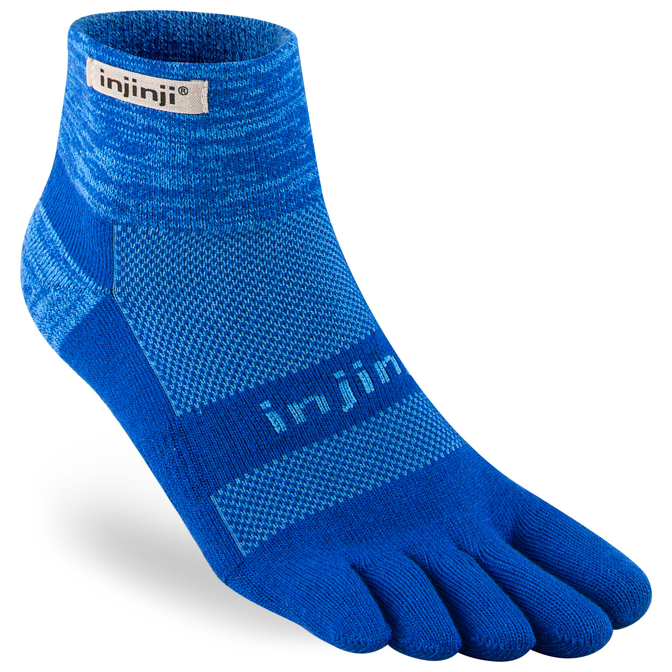 

Походные носки Injinji Trail Midweight Mini-Crew, цвет Marina