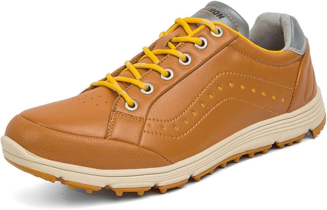 

Мужские водонепроницаемые гольф-туфли, модные кроссовки для гольфа, легкие спортивные тренировочные кроссовки Omcam, желтый