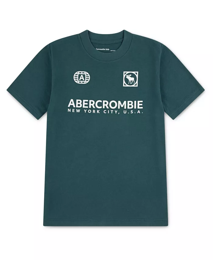 

Футболка Boys Emblems Abercrombie Kids, зеленый